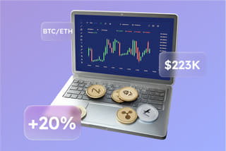 AI automated trading system technology visualization on Crypto Lucreza